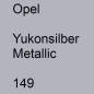 Preview: Opel, Yukonsilber Metallic, 149.